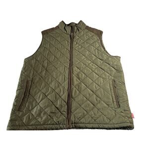 Men’s Coleman Green Vest Size XL Full Zip